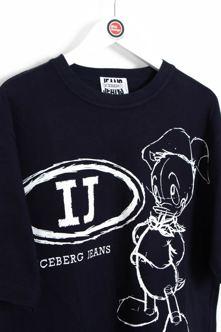 Image of Iceberg Jeans Donald Duck Disney Graphic T-Shirt (S)
