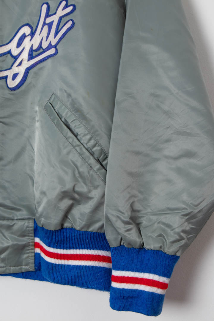 Image of Canadian Light Satin Bomber Jacket (L)