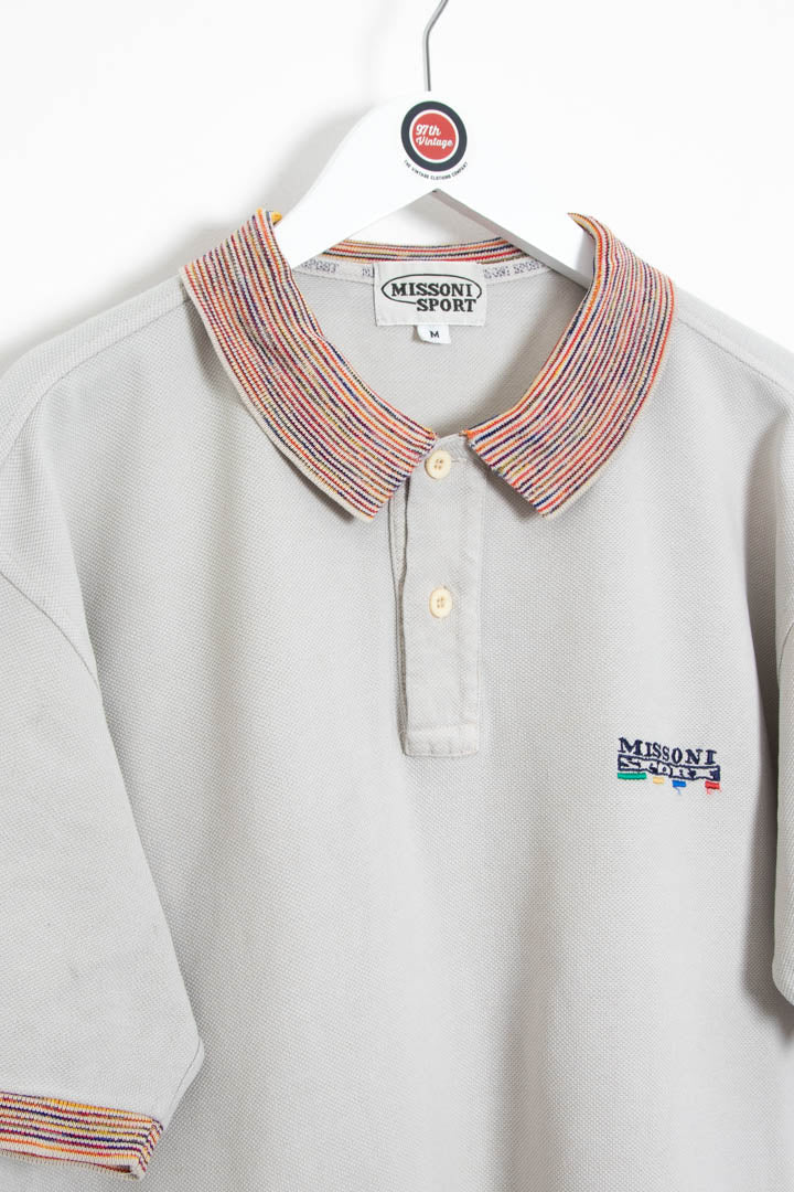Image of Missoni Short Sleeve Polo Shirt (M)