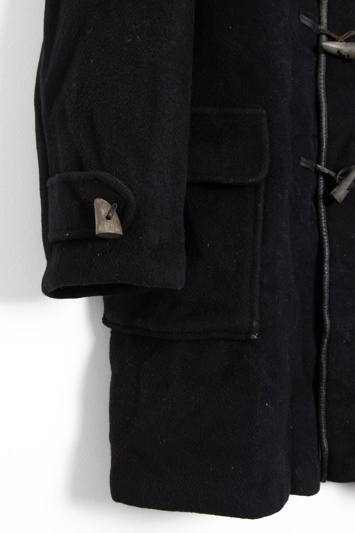 Image of Burberry Nova Check Lined Wool Duffle Coat (XL)