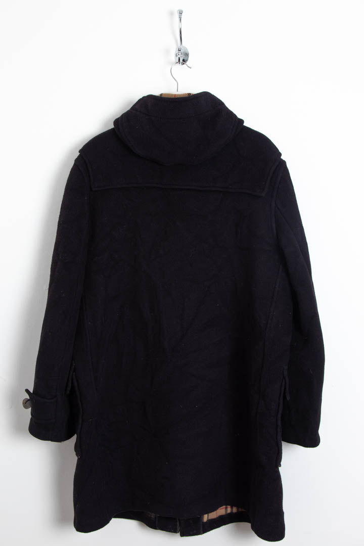 Image of Burberry Nova Check Lined Wool Duffle Coat (XL)