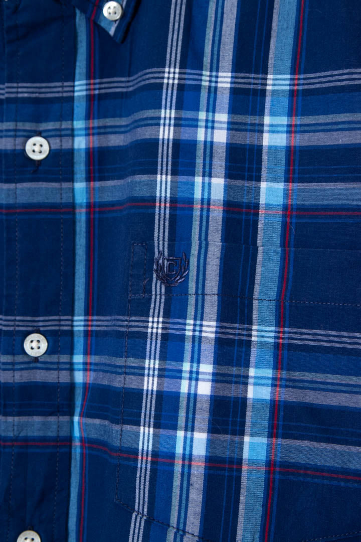 Polo Ralph Lauren Chaps Short Sleeve Checkered Shirt (XL)