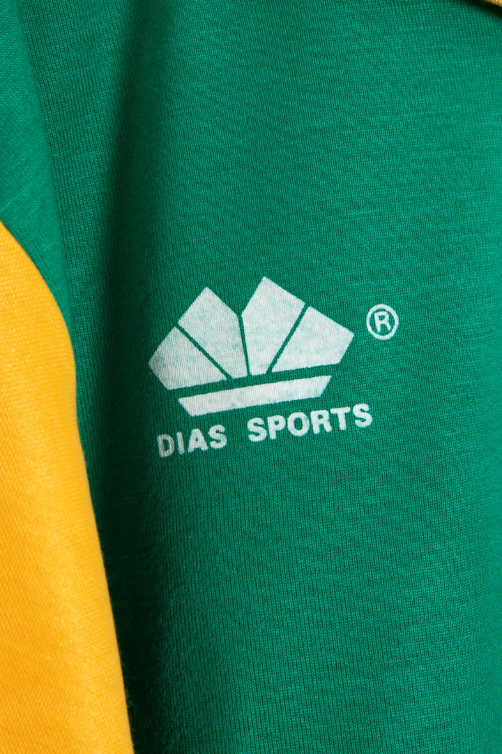 Image of 1980s Brazil CBF #10 Dias Sports Football Shirt (M)