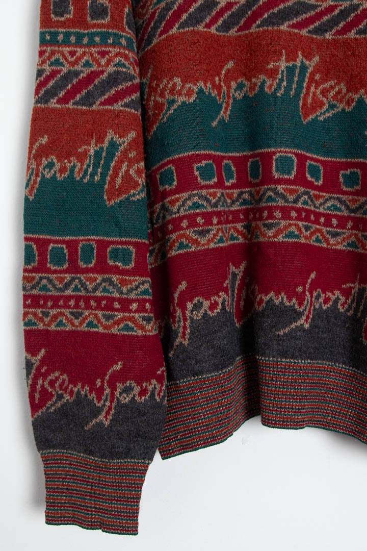 Image of Missoni Sport Knitted Crew Neck Jumper (L)