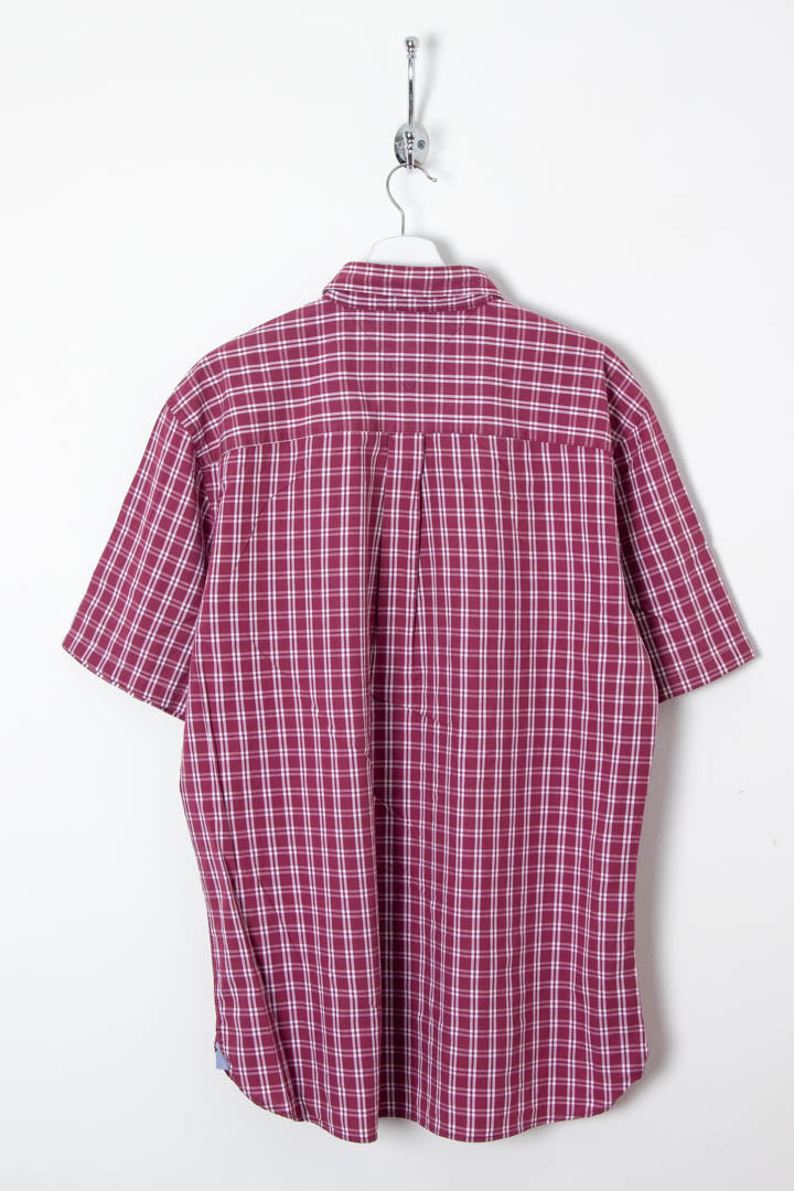 Image of Tommy Hilfiger Short Sleeve Checkered Shirt (XL)