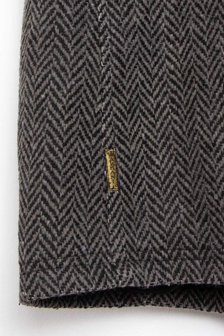 Image of Armani Jeans Tweed Trench Coat (XL)