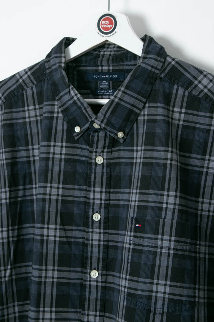 Image of Tommy Hilfiger Short Sleeve Checkered Shirt (XXL)