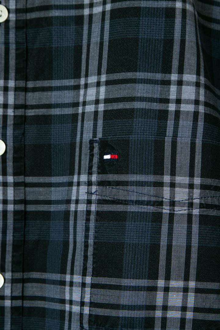 Image of Tommy Hilfiger Short Sleeve Checkered Shirt (XXL)