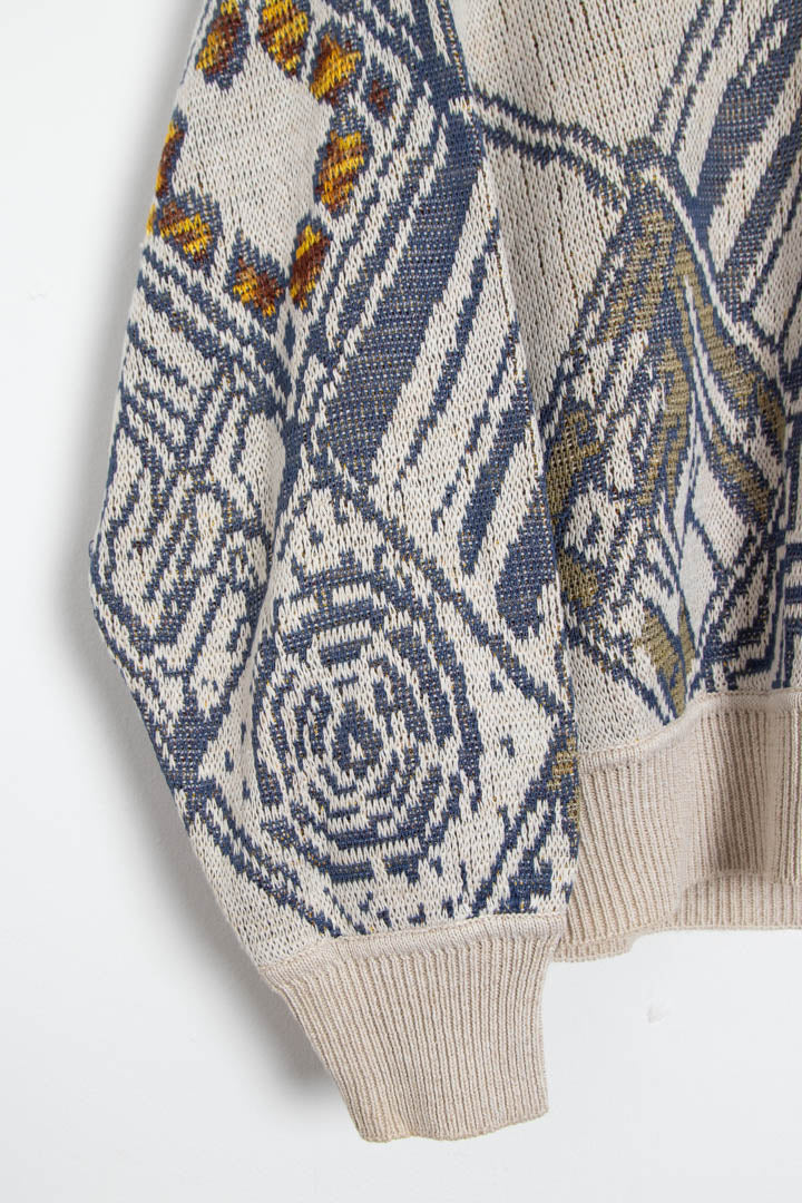 Image of Women's YSL V neck Knitted Jumper (XL)