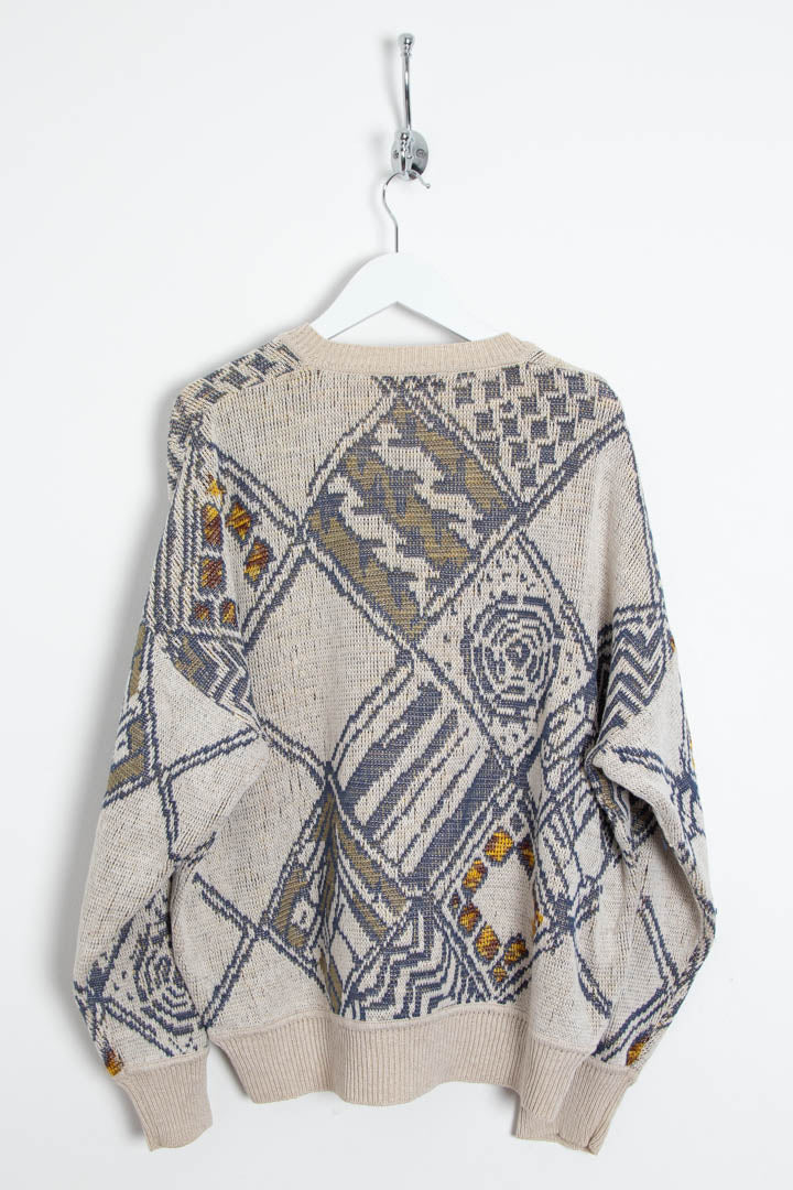 Image of Women's YSL V neck Knitted Jumper (XL)