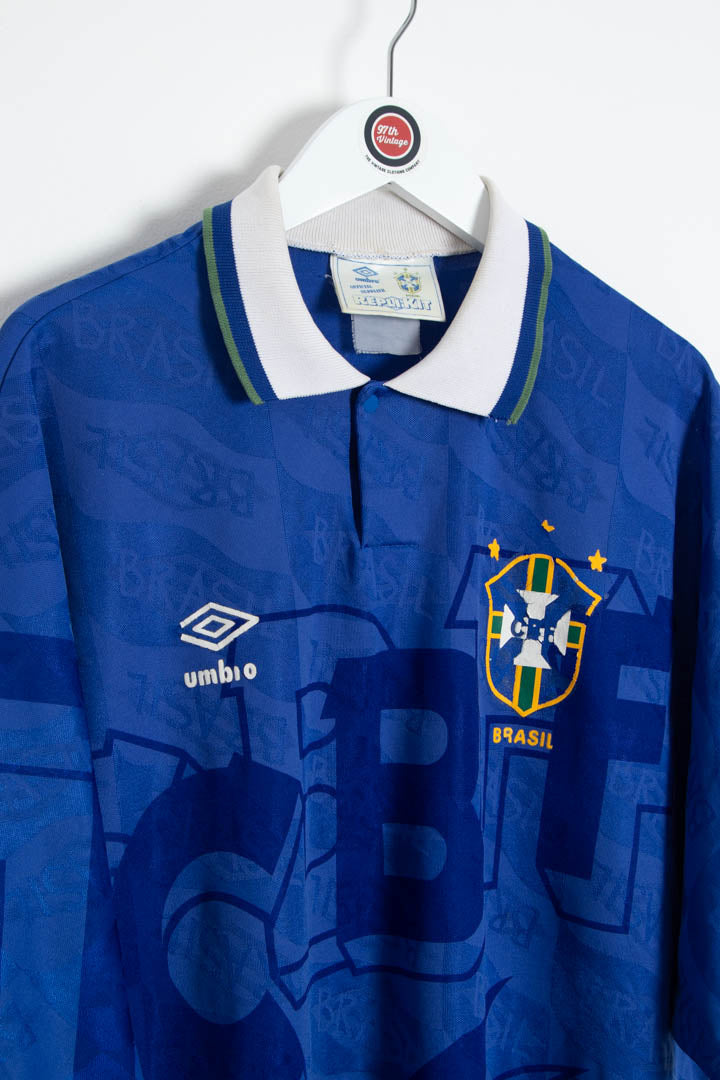 1991-93 Brazil Umbro Football Shirt (XL) – 97th Vintage