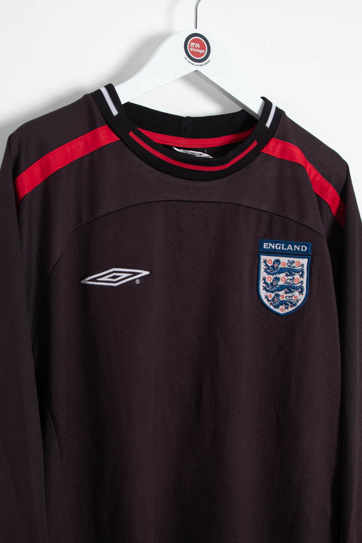 Image of 2002 England Goalkeeper #1 Umbro Football Shirt (L)