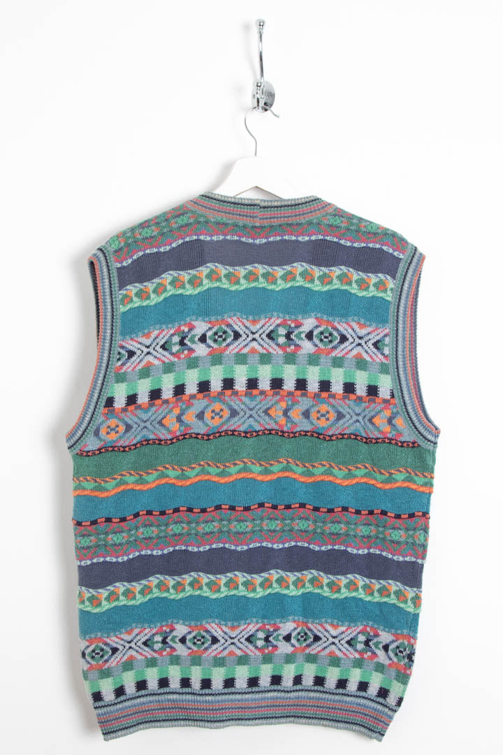 Image of Missoni Sport Geometric Pattern Sweater Vest (M)