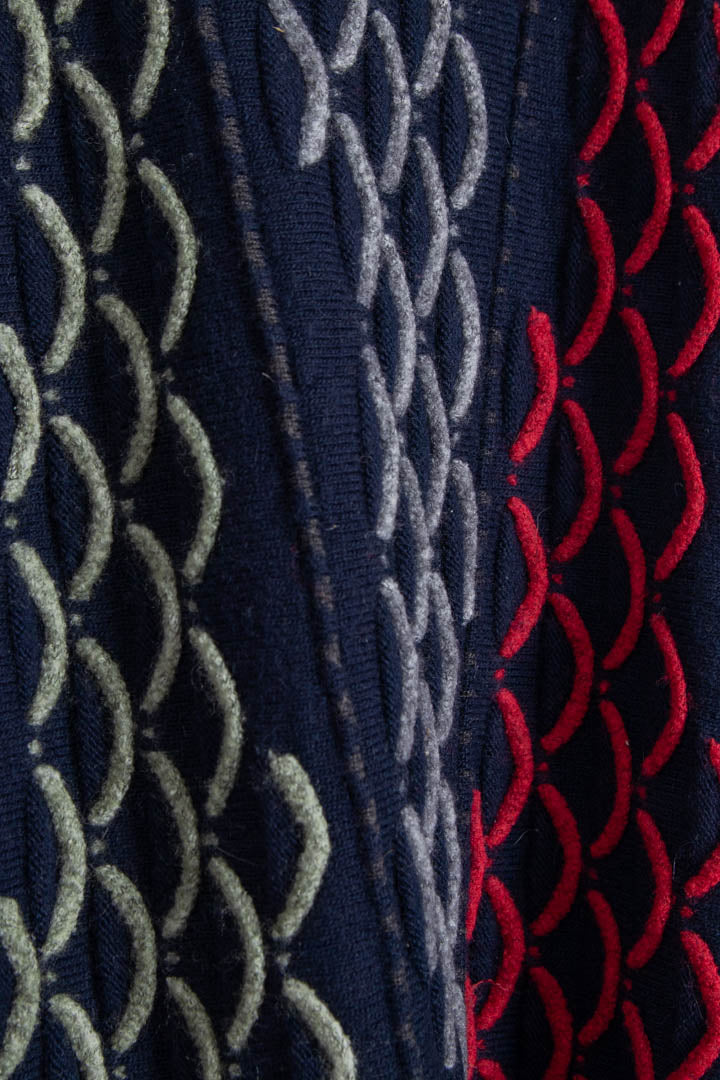 Image of Carlo Colucci Knitted Crew Neck Jumper (XL)