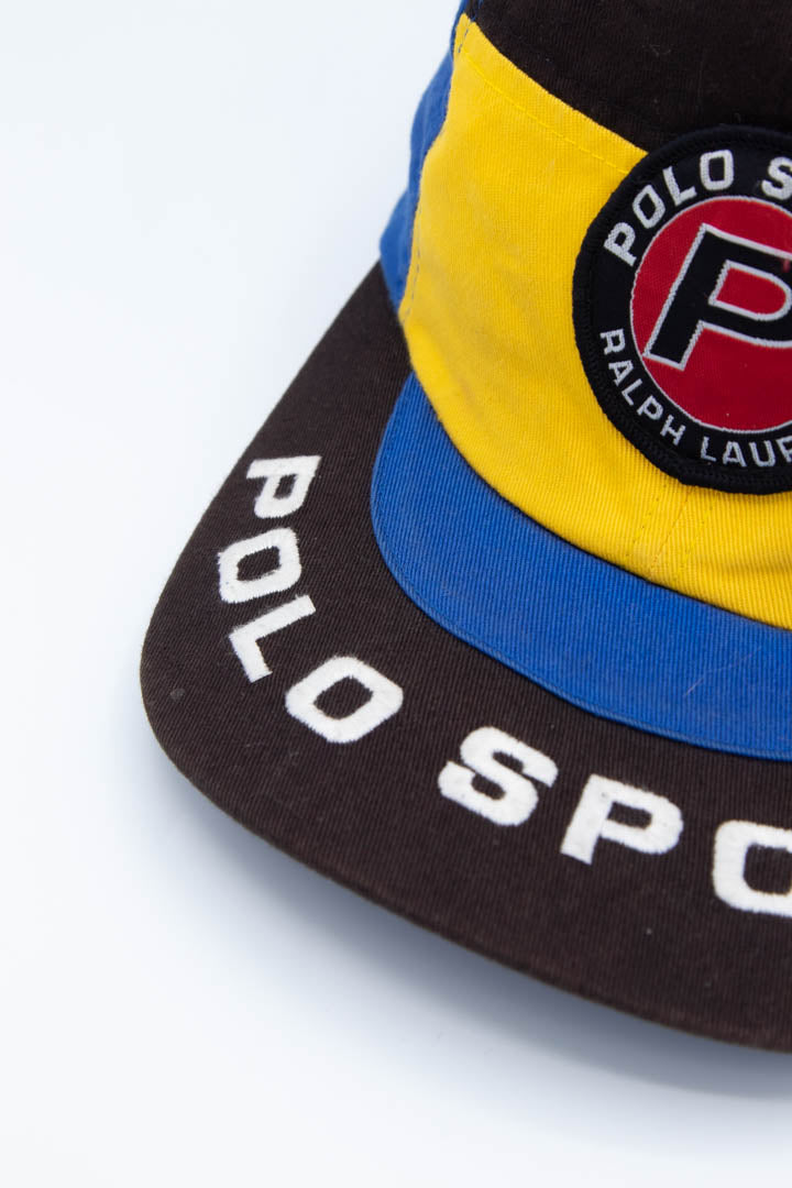 Image of 1992 Ralph Lauren Polo Sport Brim Spellout Cap