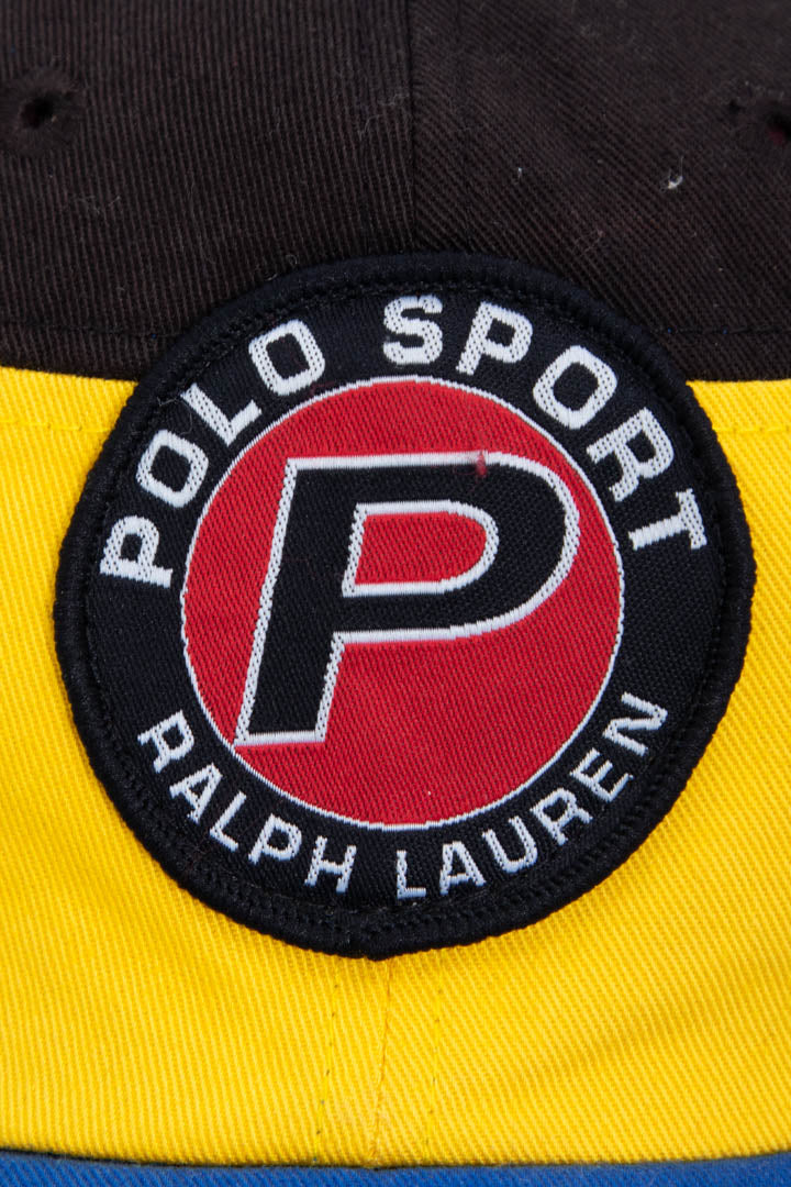1992 Ralph Lauren Polo Sport Brim Spellout Cap – 97th Vintage