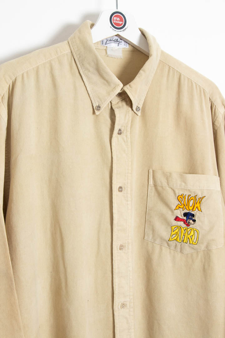 Image of JC de Castelbajac Huckleberry Hound Cartoon Long Sleeve Shirt (XL)