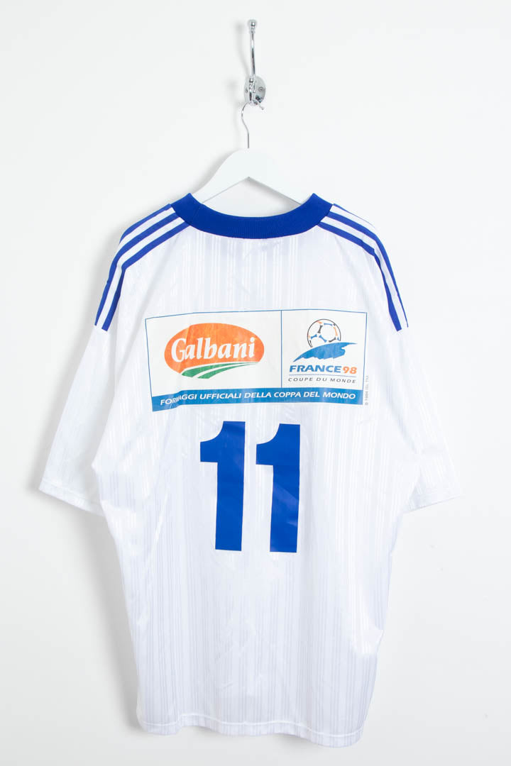 Image of 1998 France World Cup Mascot Adidas Football Shirt (XL)