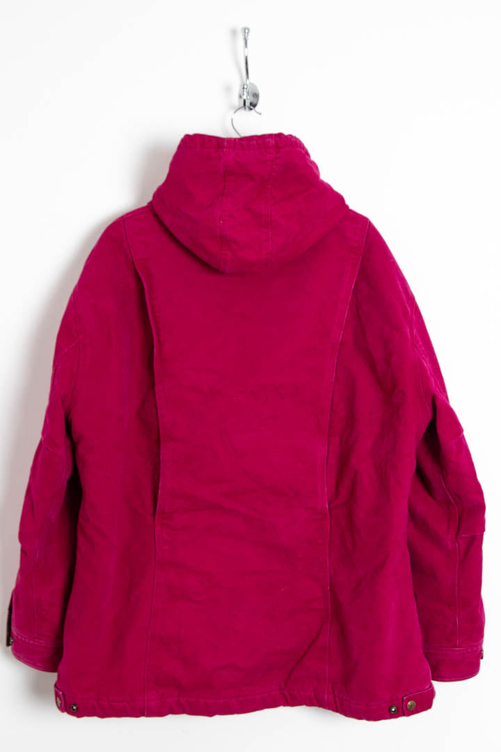 Image of Women's Hot Pink Hooded Workwear Jacket (XXL)