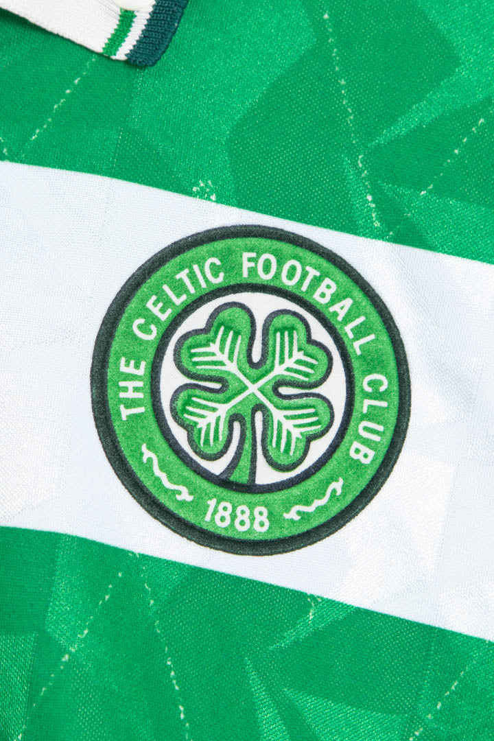 Image of 1989-91 Celtic Home #10 Umbro Football Shirt (L)