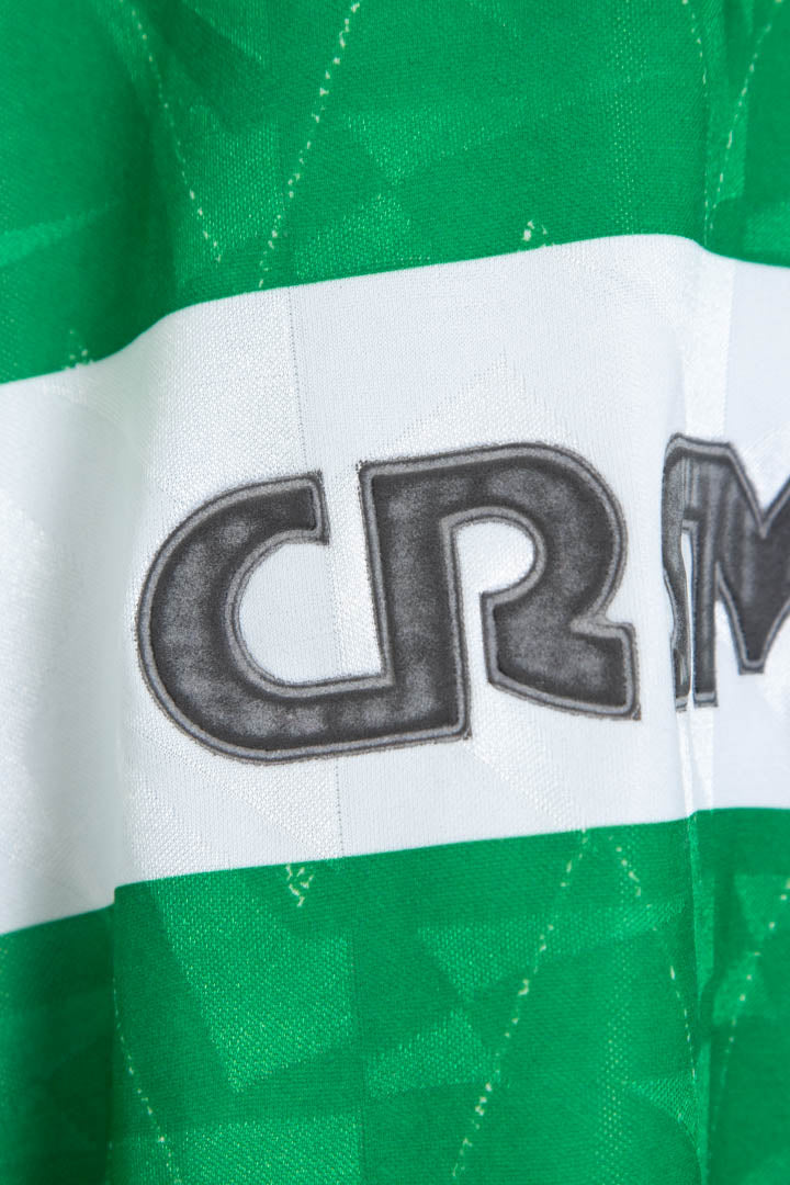 Image of 1989-91 Celtic Home #10 Umbro Football Shirt (L)