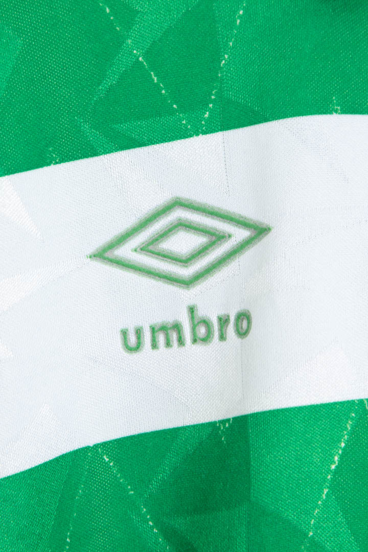 Image of 1989-91 Celtic Home #10 Umbro Football Shirt (L)