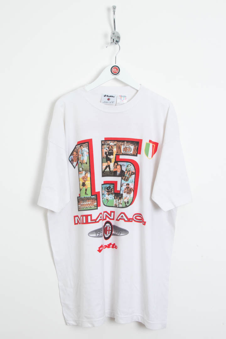 Image of 1995-96 AC Milan Lotto T-Shirt (XXL)
