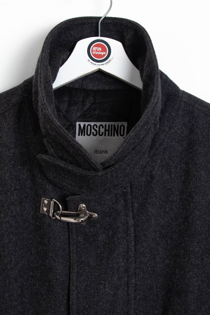 Moschino Wool Fireman Clasp Quilted Jacket (L) – 97th Vintage