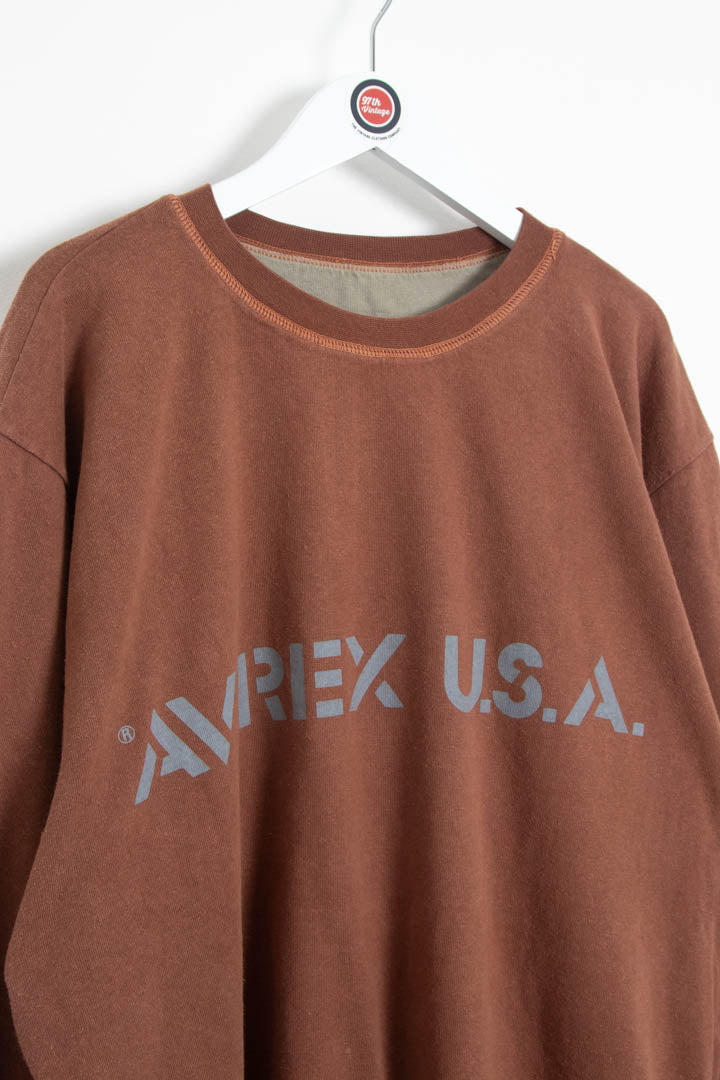 Image of Avirex USA Reversible Crew Neck Jumper (M)
