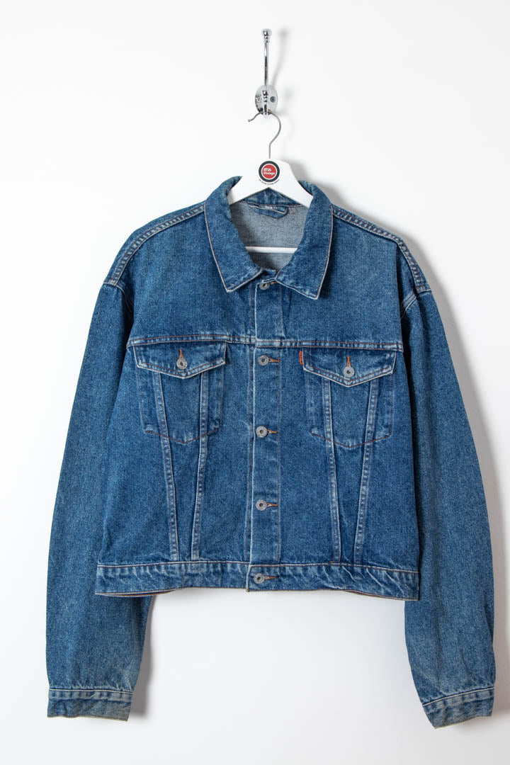Image of Women's Levi's Orange Tab Denim Trucker Jacket (XL)