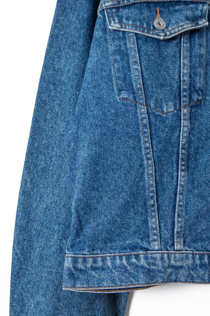 Image of Women's Levi's Orange Tab Denim Trucker Jacket (XL)