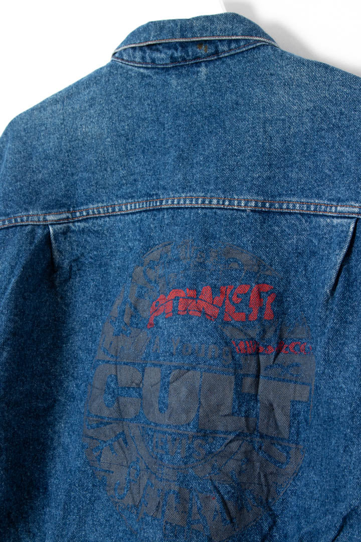 Image of Women's Levi's Orange Tab Denim Trucker Jacket (XL)