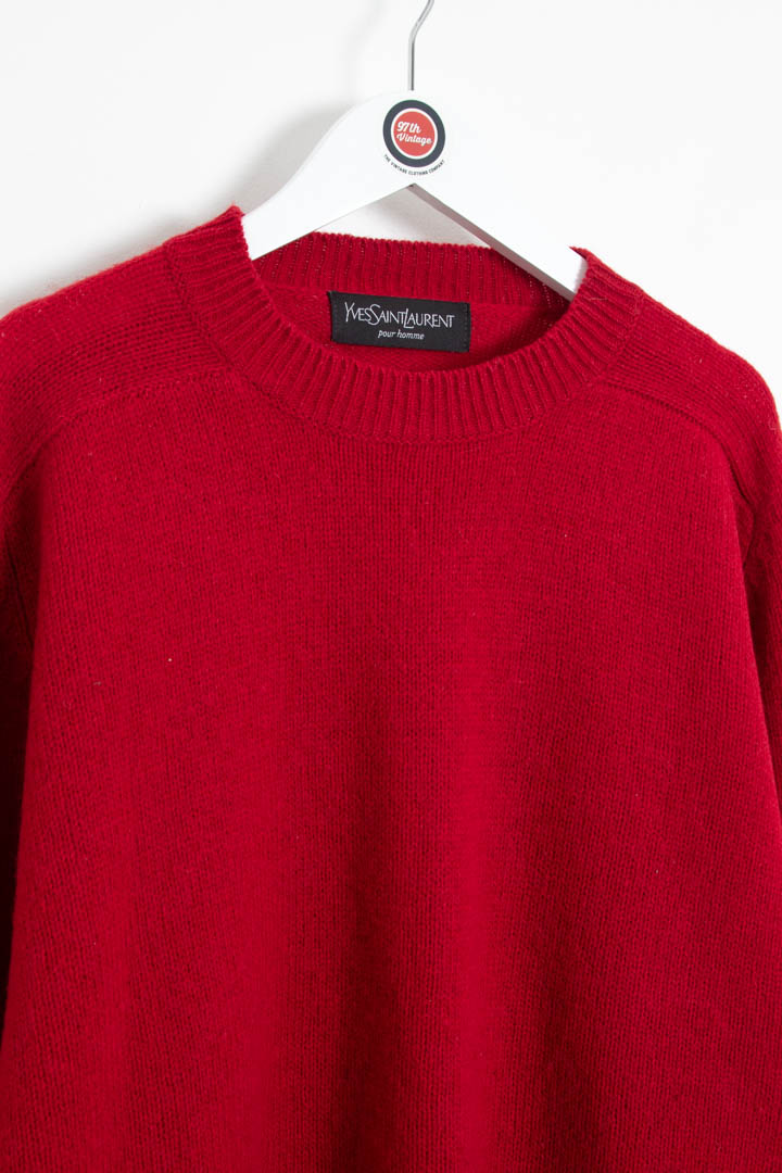 Image of YSL Crew Neck Wool Jumper (XL)
