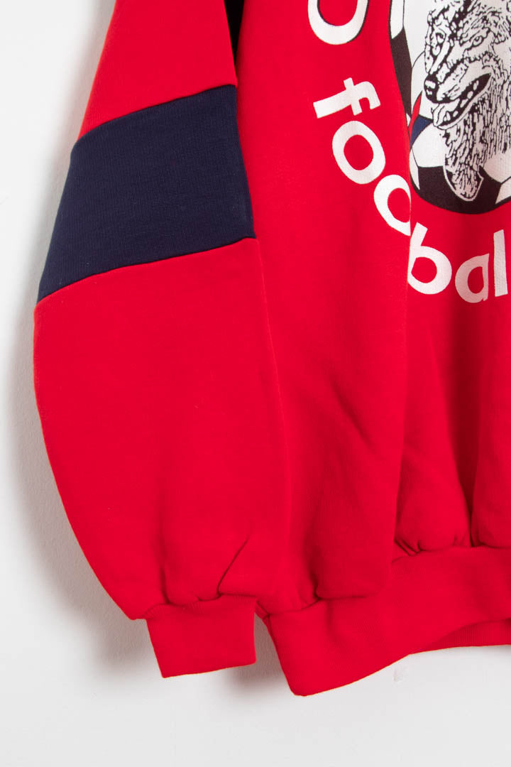 Image of 1990-91 Cosenza Calcio La Felipe Dei Grande Club Sweatshirt (S)
