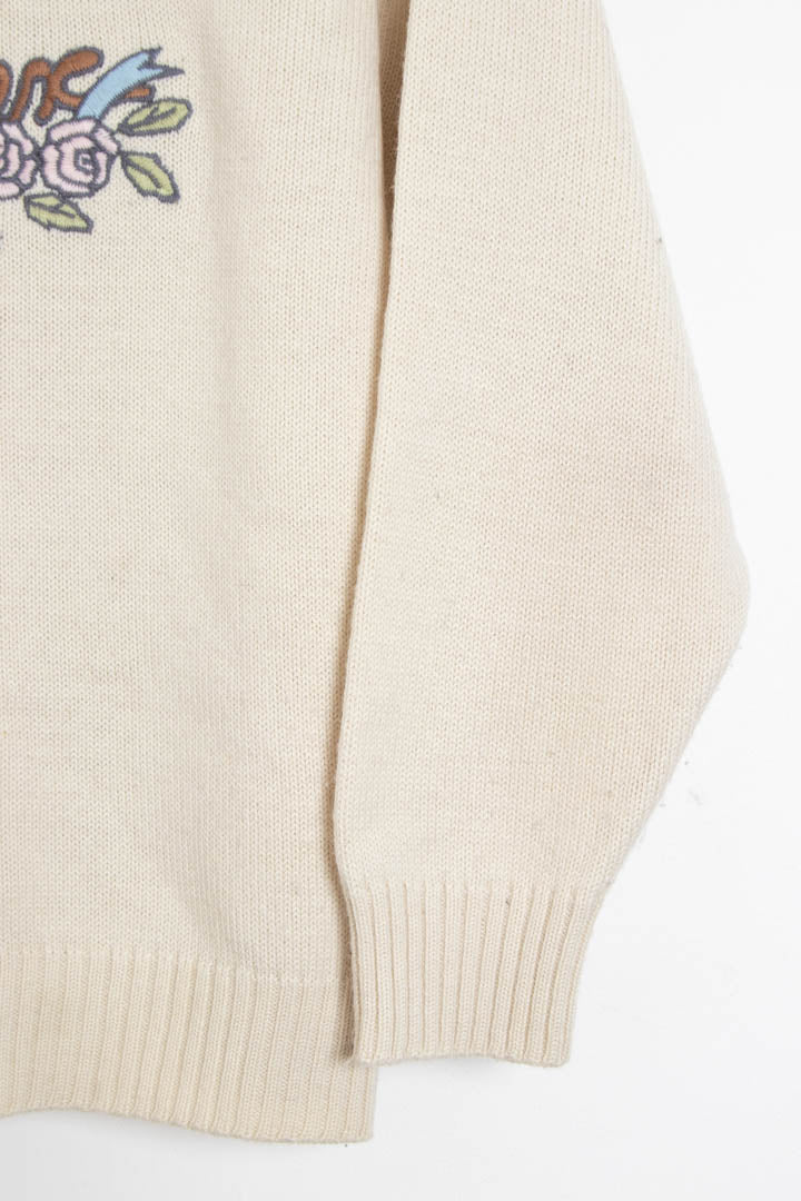 Image of Women's Avirex Crew Neck Knitted Jumper (S)