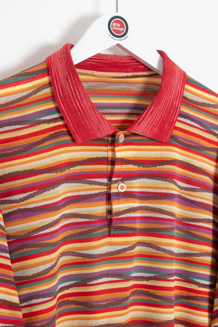Image of Missoni Short Sleeve Polo Shirt (XL)