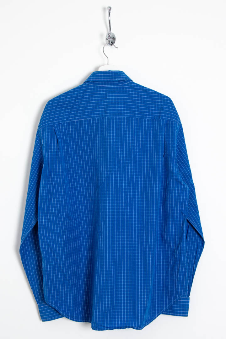 Image of Armani Jeans Long Sleeve Checkered Shirt (XL)