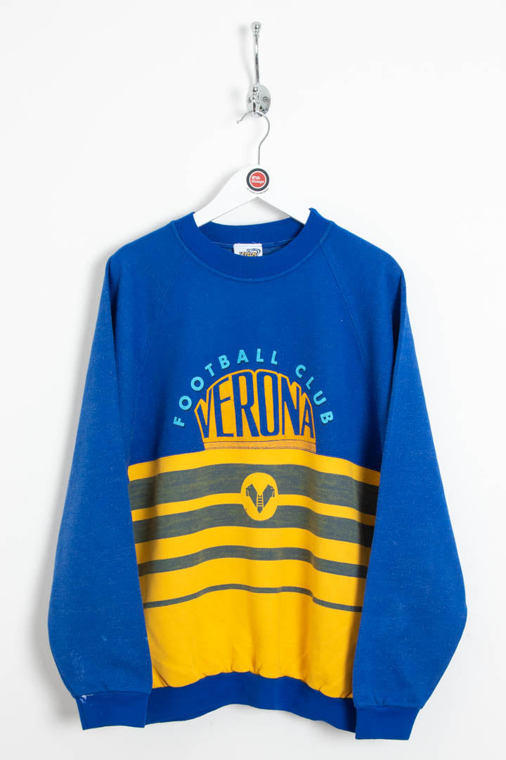 Image of 1990-91 Hellas Verona FC La Felipe Dei Grande Club Sweatshirt (S)