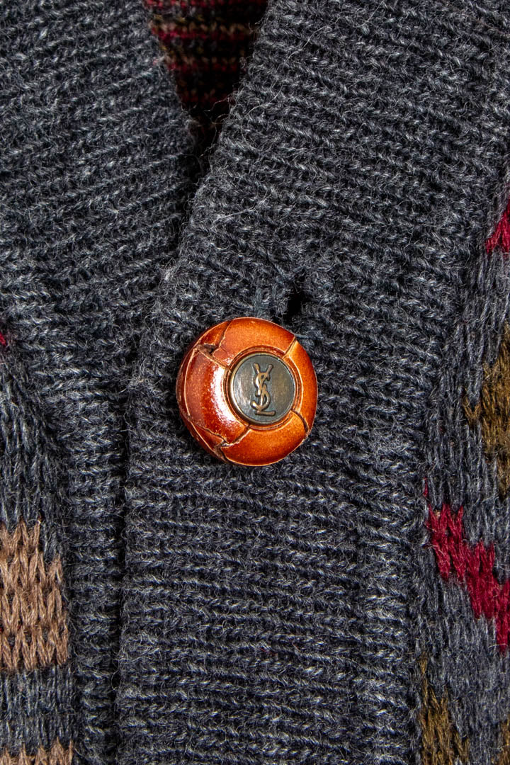 Image of YSL Button Up Cardigan (L)