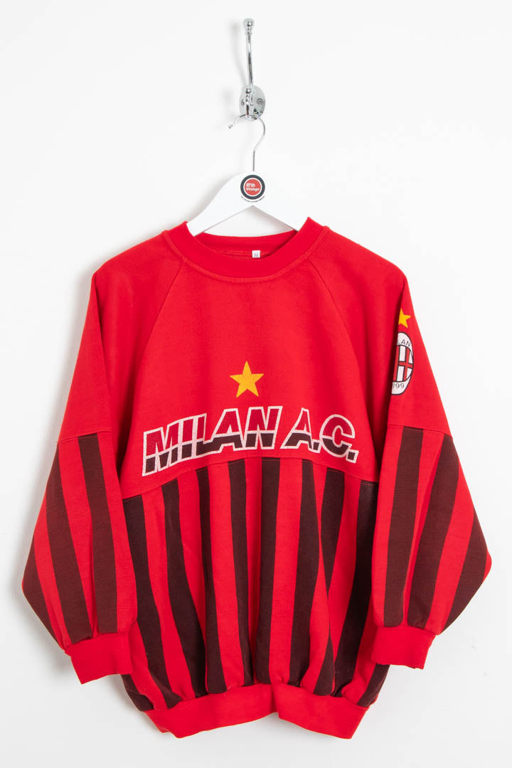 Image of 1990-91 AC Milan La Felpe Dei Grande Club Sweatshirt (S)