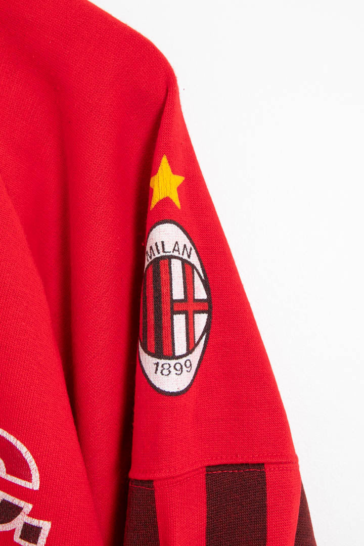 Image of 1990-91 AC Milan La Felpe Dei Grande Club Sweatshirt (S)