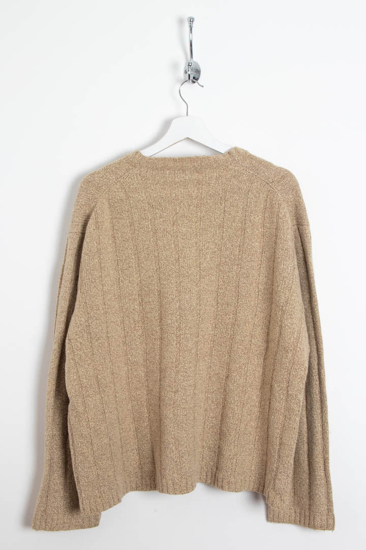 Image of Women's Burberry V Neck Knitted Jumper (XL)