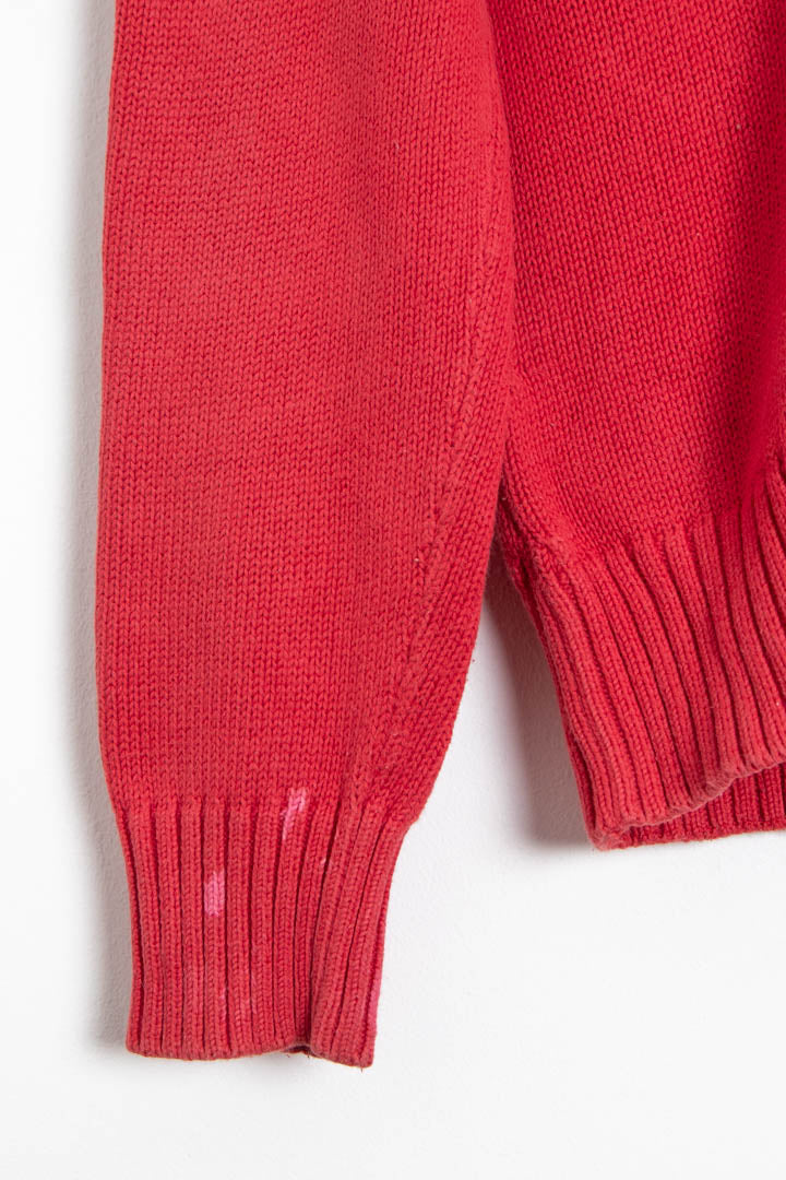 Image of Women's Burberry V Neck Jumper (M)