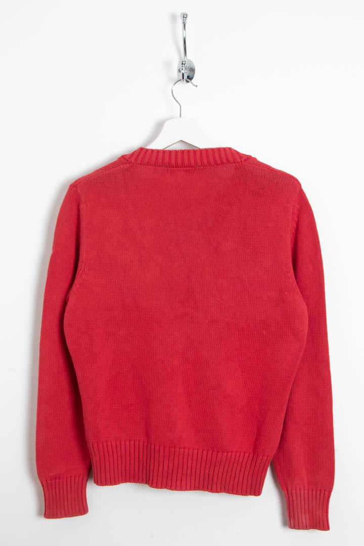 Image of Women's Burberry V Neck Jumper (M)