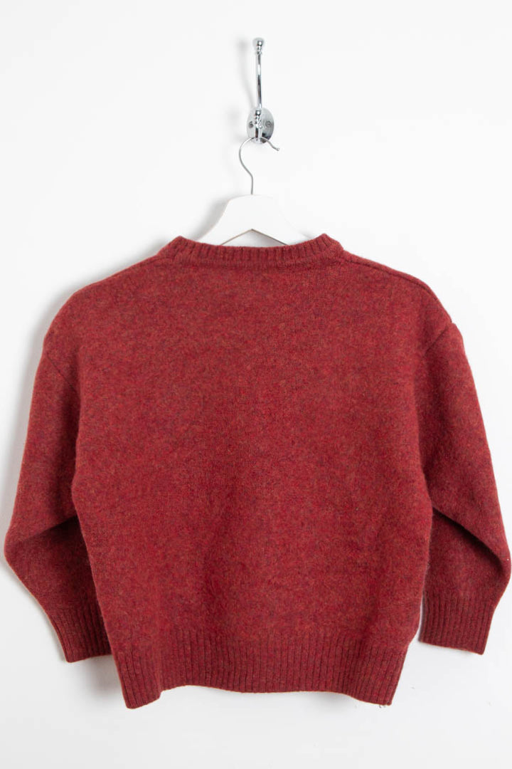Image of Women's Burberry Knitted Crew Neck Jumper (XS)