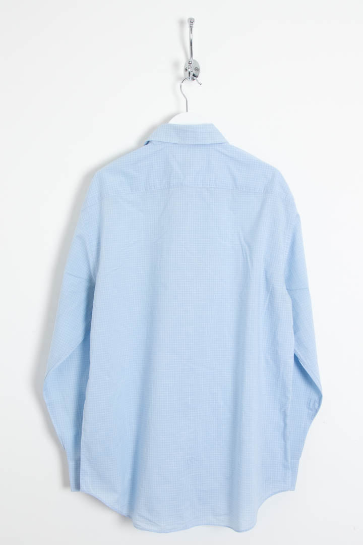 Image of Armani Long Sleeve Checkered Shirt (M)