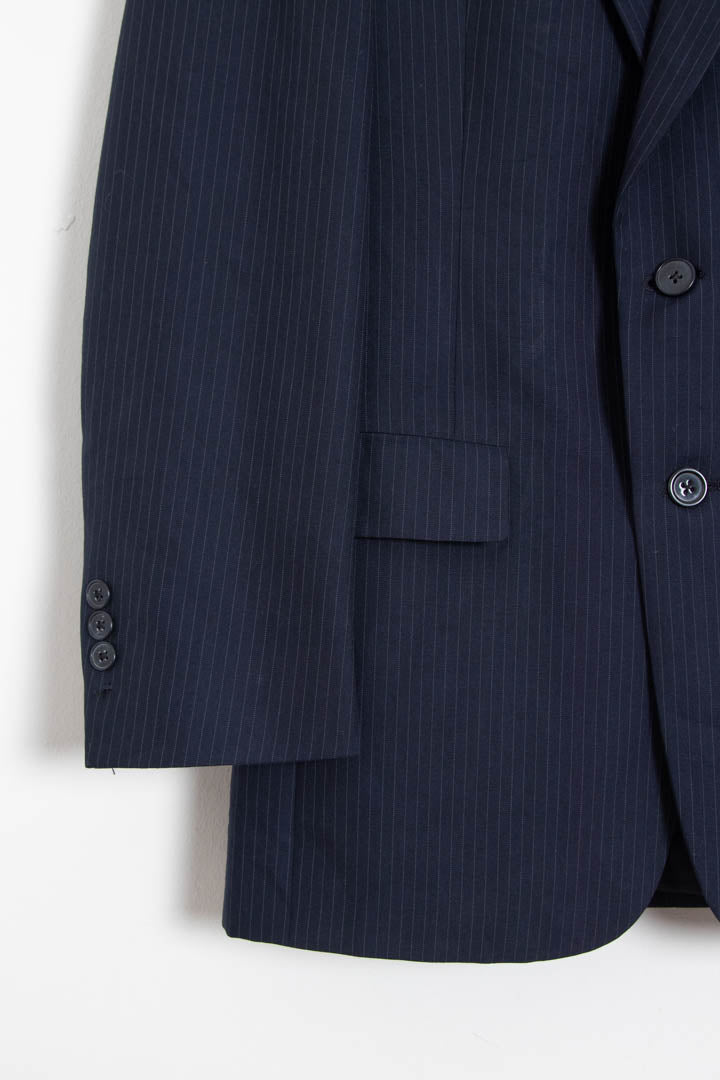 Image of Christian Dior Pinstripe Blazer Jacket (S)