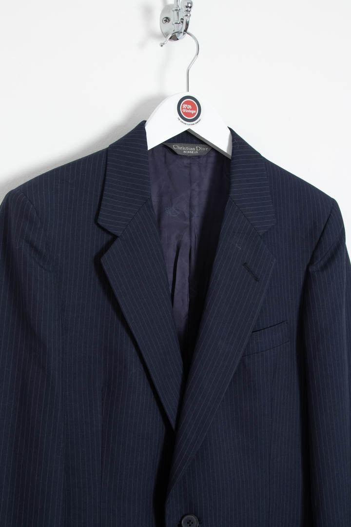 Image of Christian Dior Pinstripe Blazer Jacket (S)