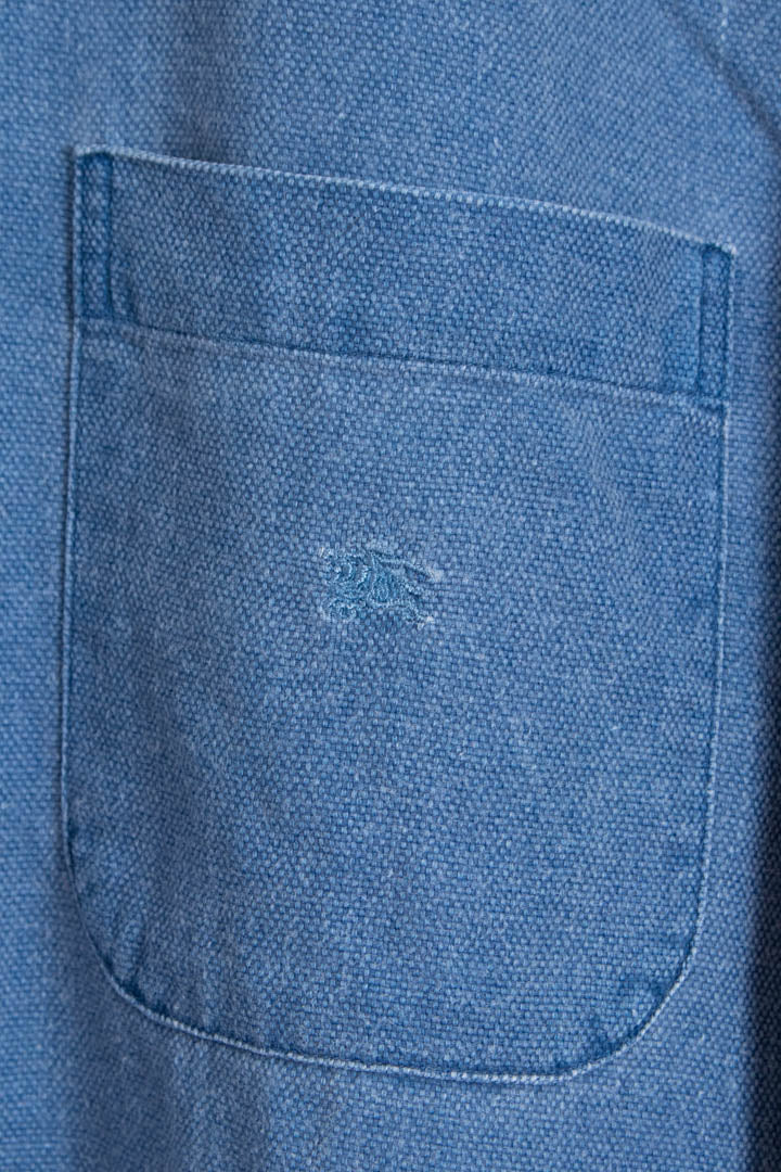 Image of Burberry Long Sleeve Denim Shirt (XL)
