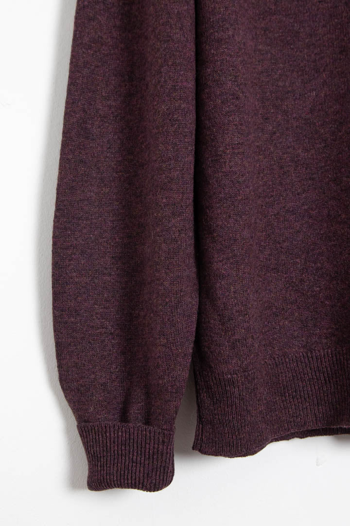 Image of Burberry V Neck Wool Knitted Jumper (M)
